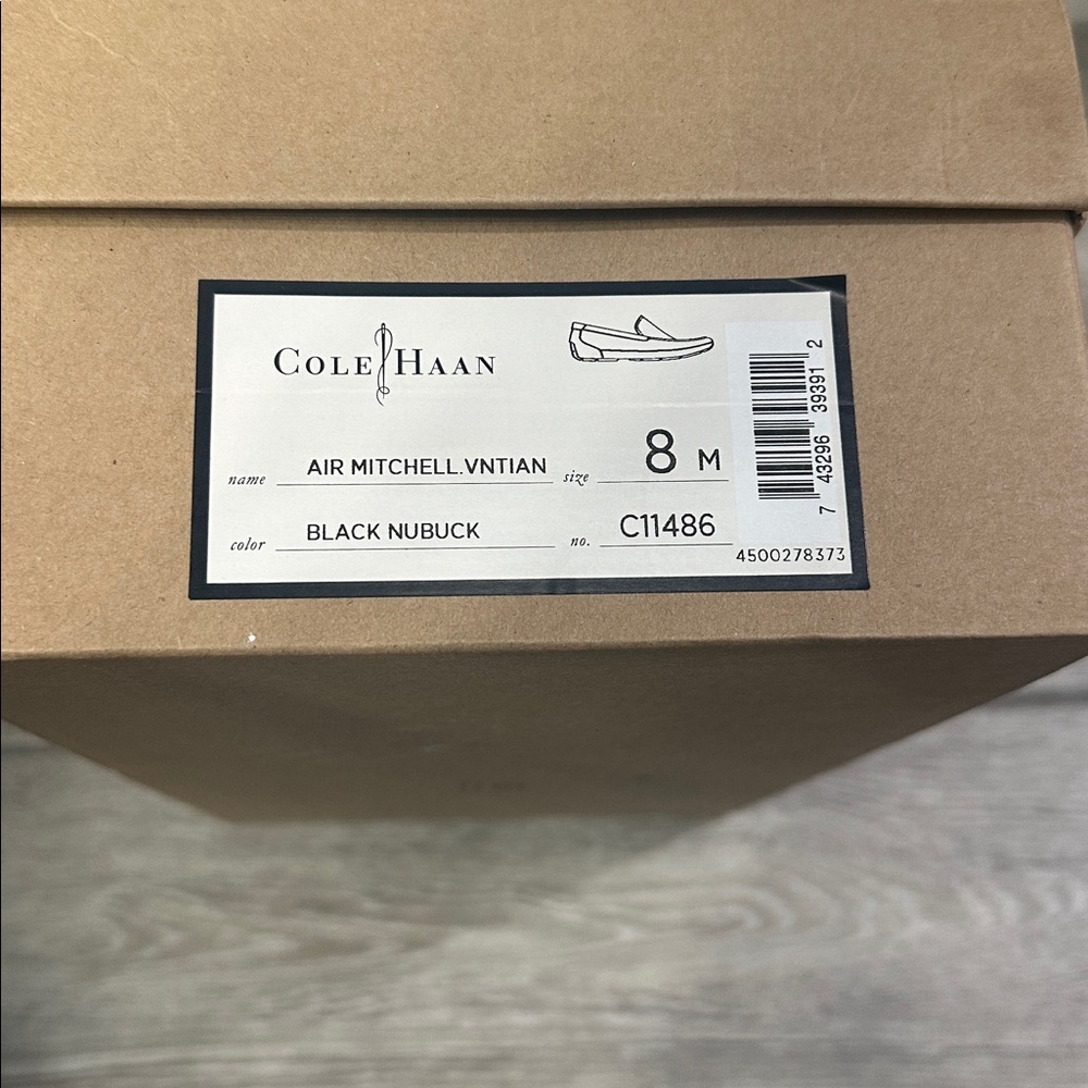 Cole Haan Black nubuck Slip-On Loafers air Mitchell Venetian. Nib 8 - Picture 8 of 8